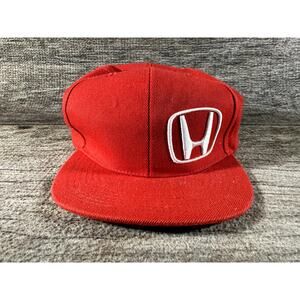 Honda Red Hat Eefect Automotive Car Gearhead Cap L/XL size fitted